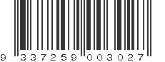 EAN 9337259003027