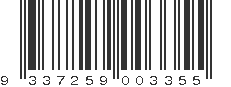 EAN 9337259003355