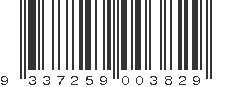 EAN 9337259003829