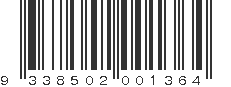 EAN 9338502001364