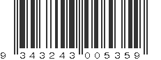EAN 9343243005359