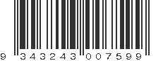 EAN 9343243007599