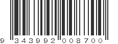 EAN 9343992008700