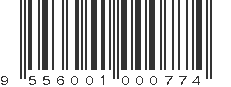 EAN 9556001000774