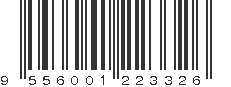 EAN 9556001223326