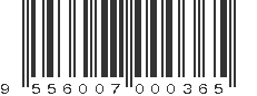 EAN 9556007000365
