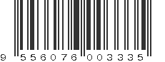 EAN 9556076003335