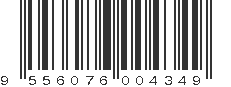 EAN 9556076004349
