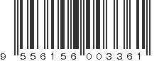 EAN 9556156003361