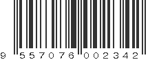 EAN 9557076002342