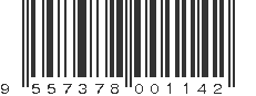 EAN 9557378001142