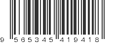 EAN 9565345419418