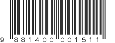 EAN 9881400001511